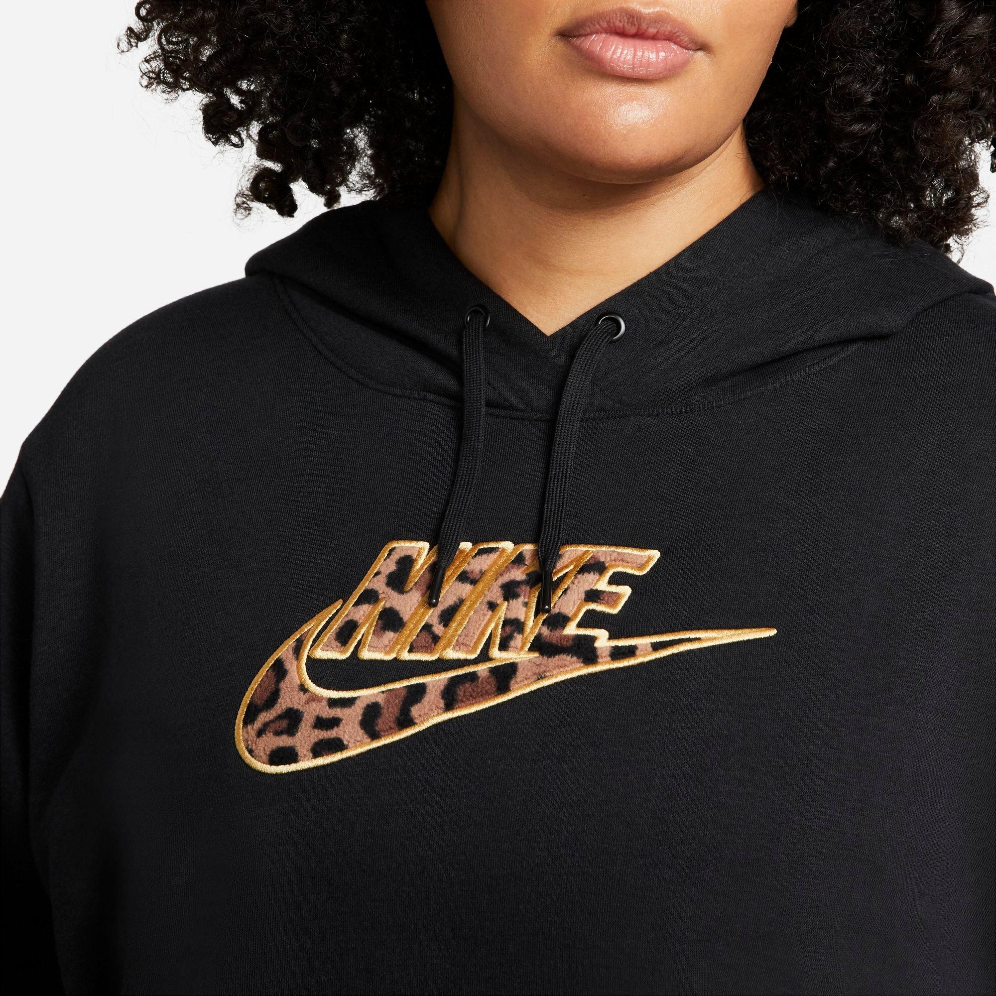 Cheetah print nike outlet hoodie